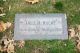 Headstone, Inez Wingert Hucke, Kansas City