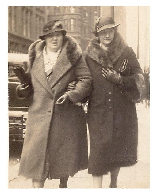 Bridget Mary Cotter (right), ca 1940s