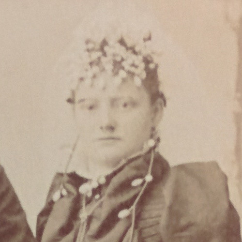 Emily Giovanoni Hucke, at her wedding