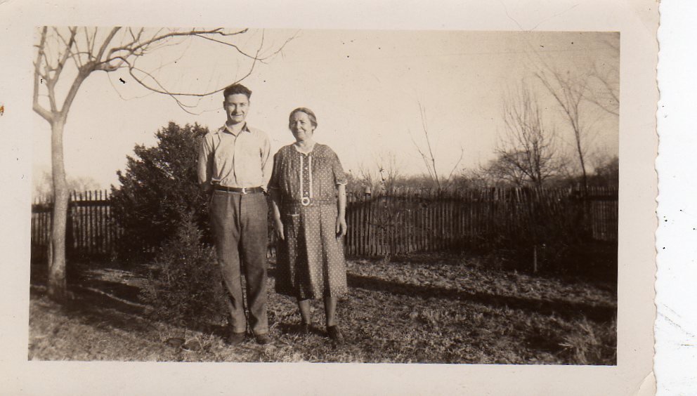 John Frank Hucke (1918-2000) and his mother Helena Jacobi Hucke (1883-1965)