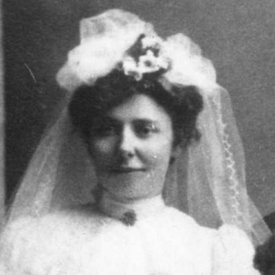 Helena M. Jacobi, at her wedding.