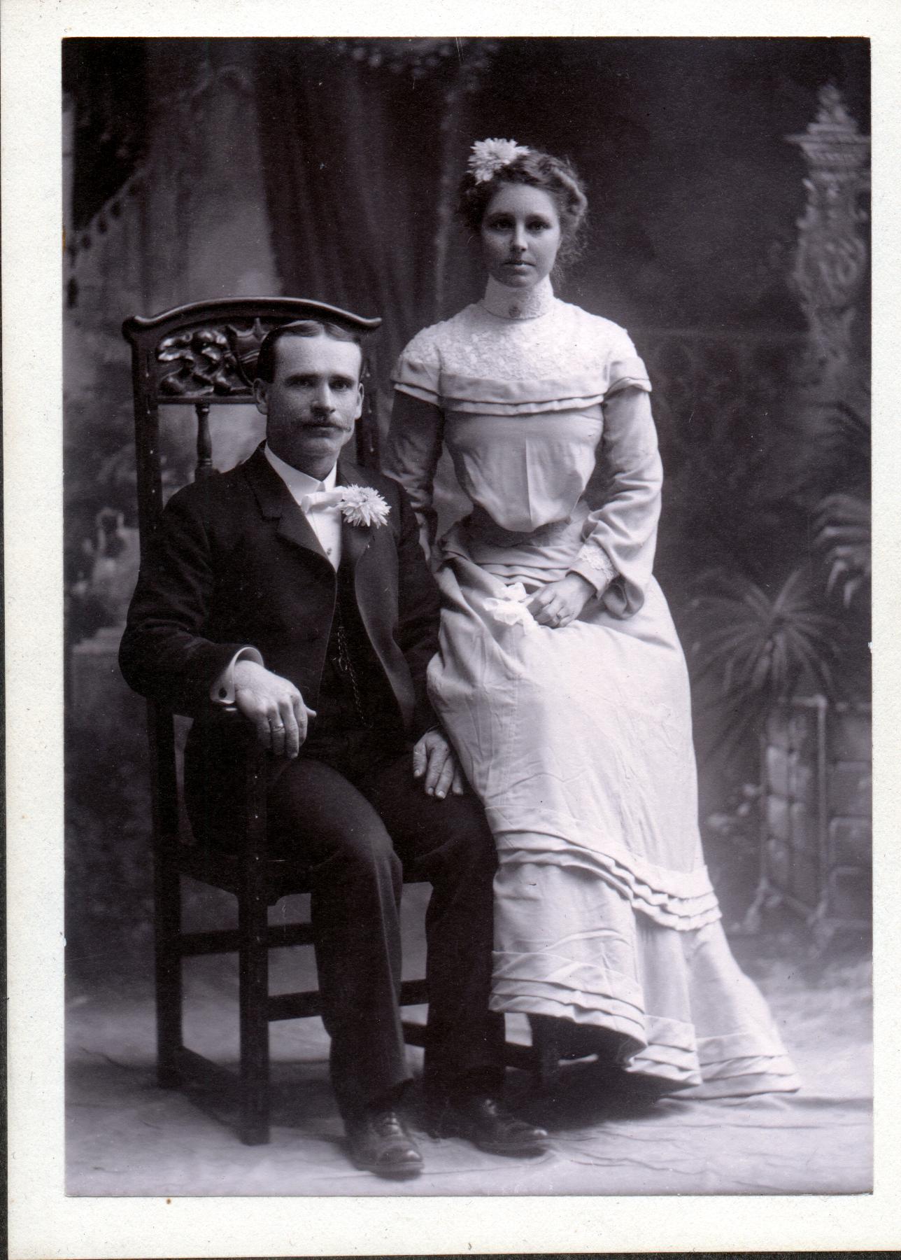 Johannes August Hucke and Lydia Wurth Hucke