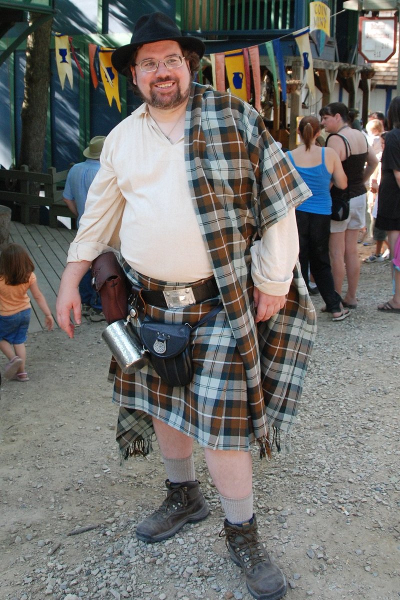 Matt Hucke, at a Renaissance Faire, 2008.